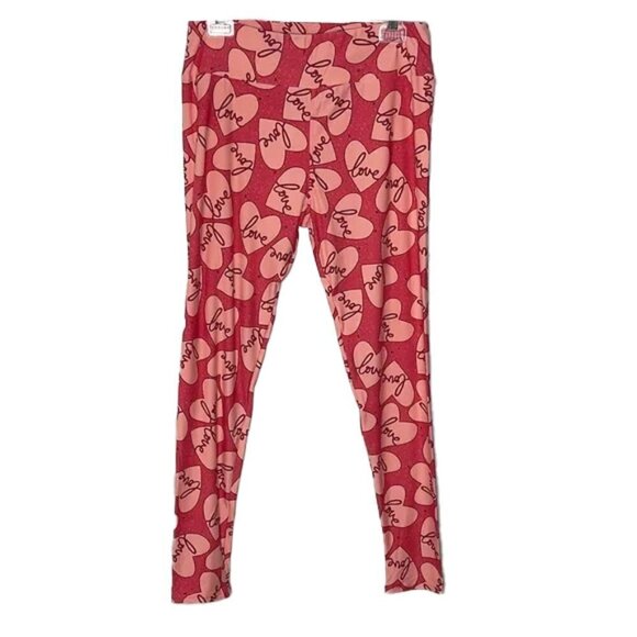 ❤️ 🆕 LULAROE Hearts Pants Size M - Picture 6 of 6